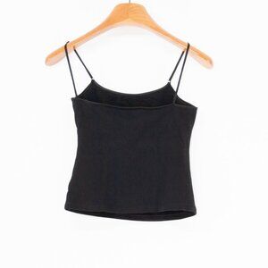 Anna K Black Stretch Cami Tank Top